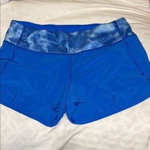Blue lulu shorts